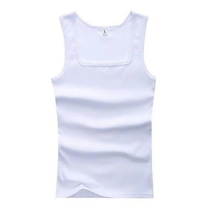 Hot Sale Summer Male clothes Women Basic Elastic tank top Pure Cotton Sleeveless Men's t-shirt Bodybuilding Fitness T-shirt