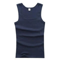 Hot Sale Summer Male clothes Women Basic Elastic tank top Pure Cotton Sleeveless Men's t-shirt Bodybuilding Fitness T-shirt